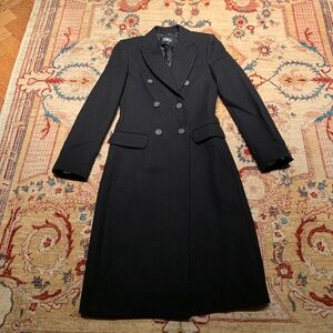 Chic Black D&G double breasted coat